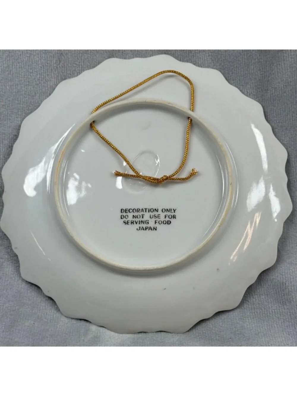 Currier & Ives Decorative Plate With Gold Trim - Summer Scene - Japan